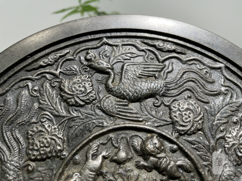 明 四凤穿花纹镜 - 图5